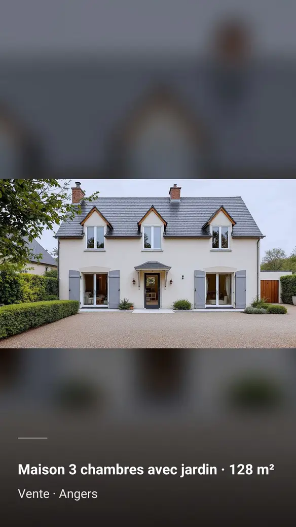 Première image du Reel — maison de démonstration
